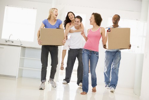 Office relocation planning in Manorpark with organized workstations