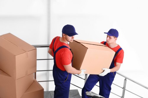 Safe transport of office furniture and equipment during a Manorpark move