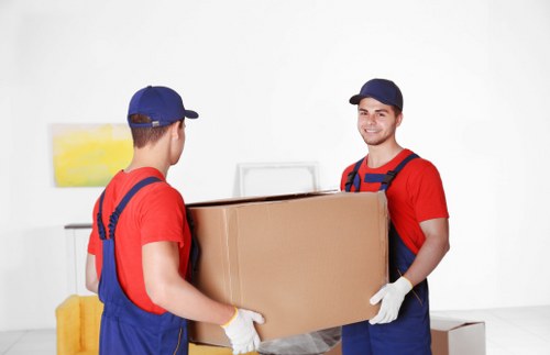 Local moving team planning a removals van job in Manor Park