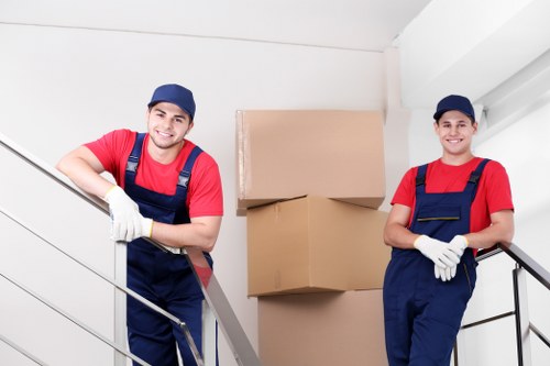 PPE and secure handling during a Man With Van Manorpark service