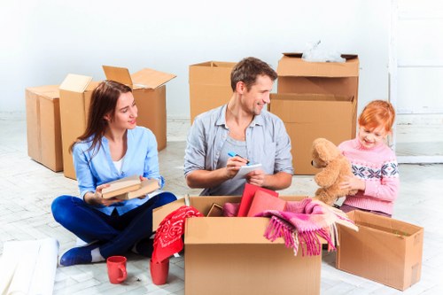 Man and van service supporting a local move in Manor Park