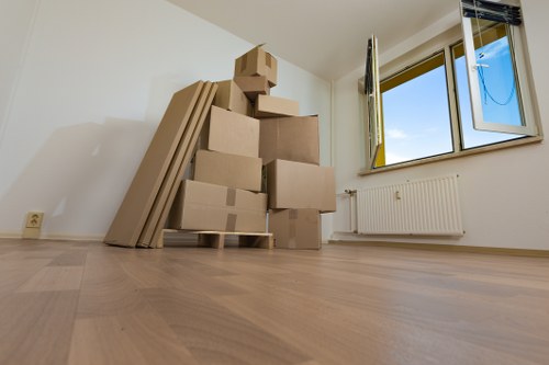 Customer service representative handling a moving service complaint