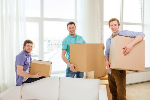 Transport logistics for commercial moves in Manorpark with moving vehicle