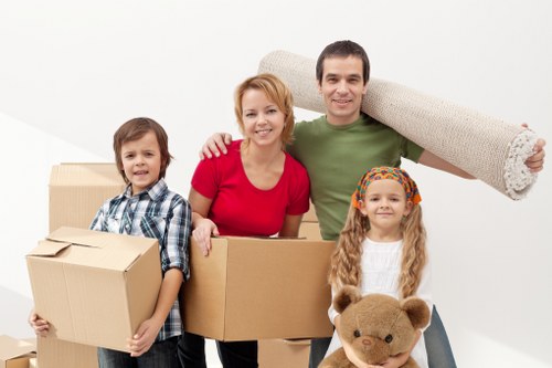 Customer booking a man and van service with written confirmation