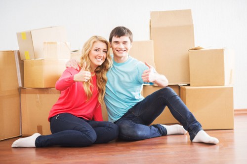 Loaded removal van ready for same day removals in Manorpark